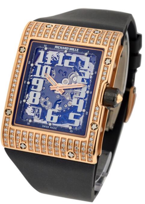 Review replica Richard Mille RM016 Rose Gold full Diamonds watch